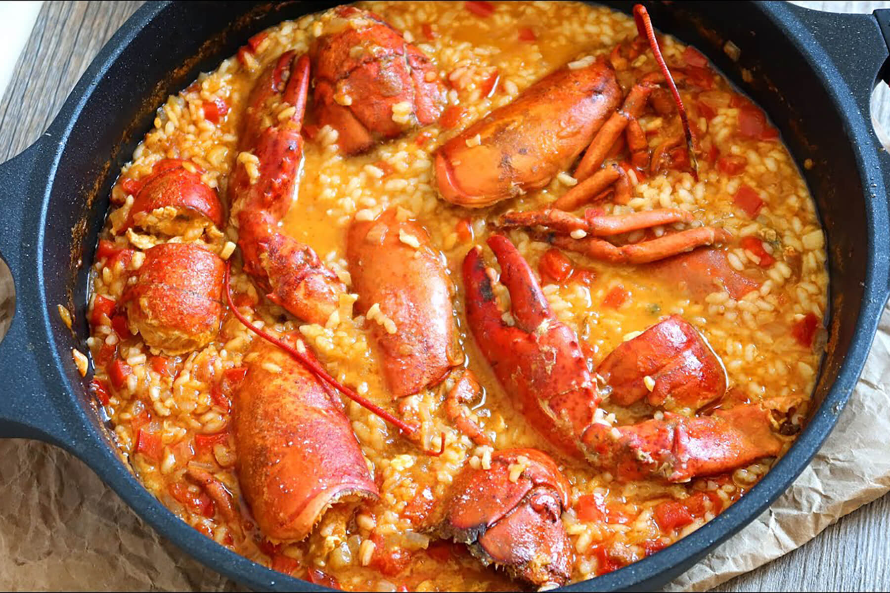 Lobster rice
