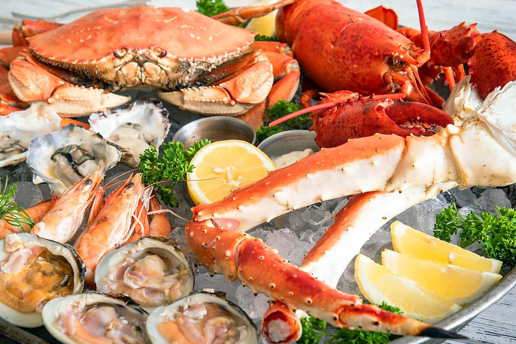 Seafood platter
